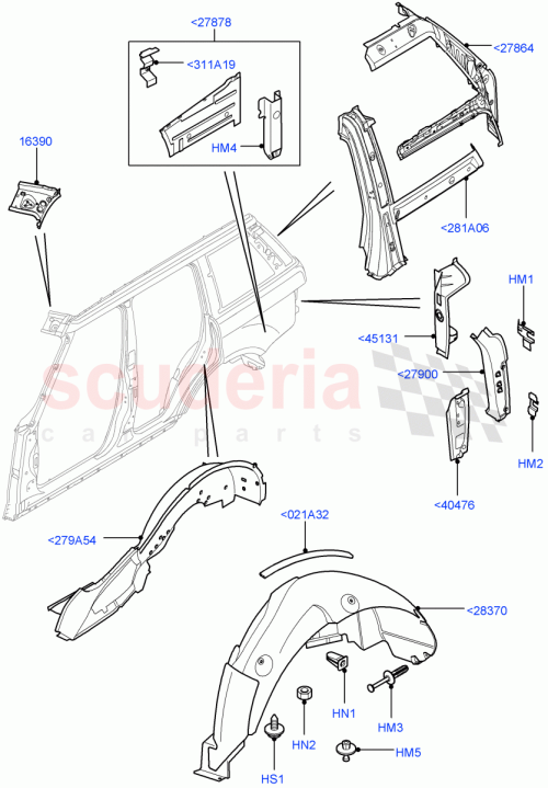 Part Diagram for Land Rover ALU760260