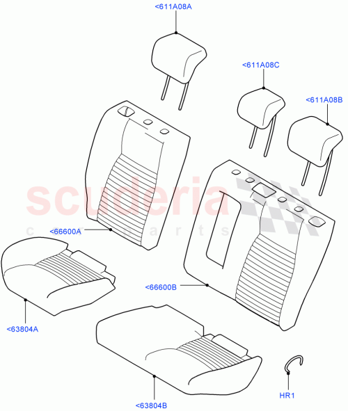 Part Diagram for Land Rover LR127785
