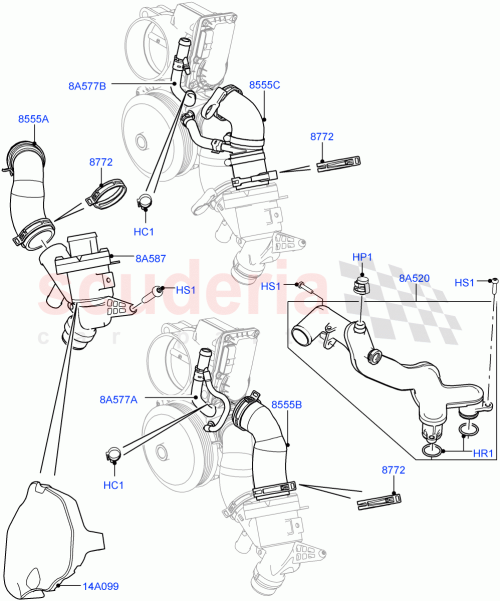 Part Diagram for Land Rover LR010795