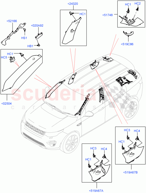 Part Diagram for Land Rover LR060530