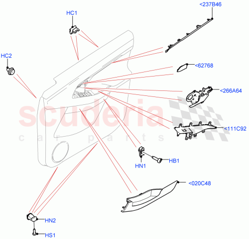 Part Diagram for Land Rover LR155417