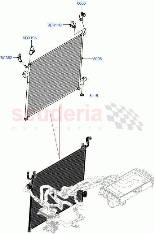 Part Diagram for Land Rover LR164220