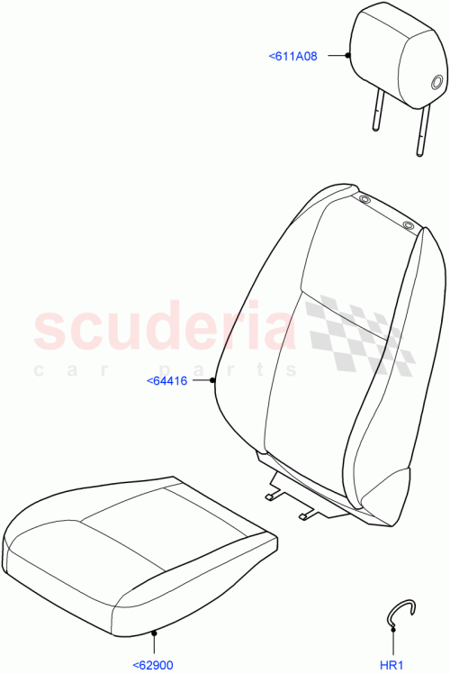 Part Diagram for Land Rover LR126286