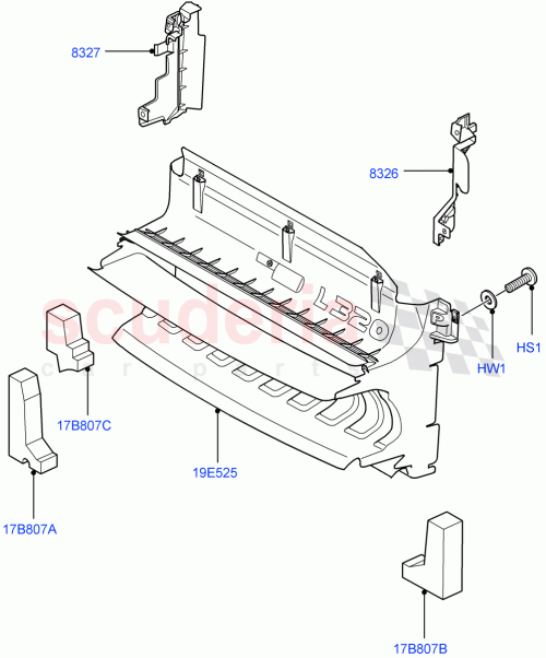 Part Diagram for Land Rover WJ105004