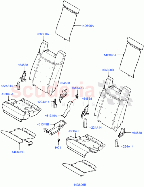 Part Diagram for Land Rover LR164958