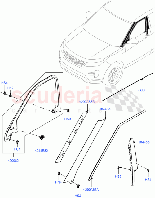 Part Diagram for Land Rover LR114443