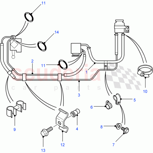 Part Diagram for Land Rover LR058085