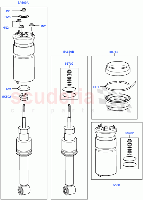 Part Diagram for Land Rover LR016425