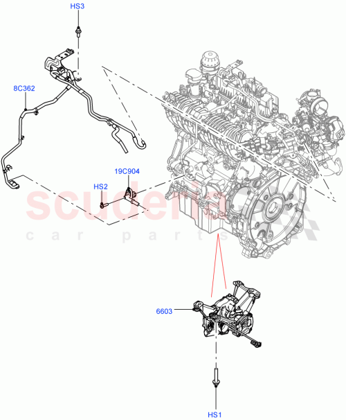 Part Diagram for Land Rover LR139682