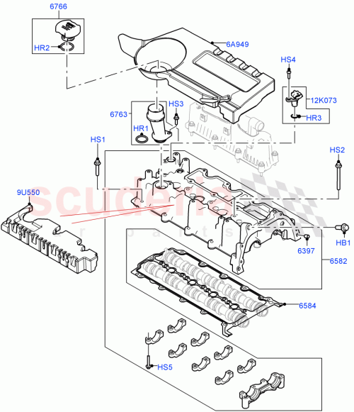 Part Diagram for Land Rover LR073782