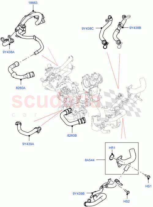 Part Diagram for Land Rover LR115210