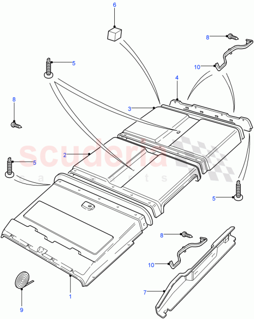 Part Diagram for Land Rover EDB000210LUH