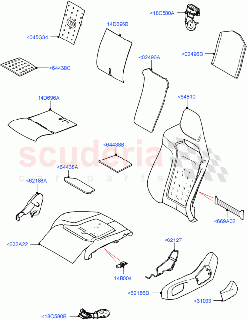 Part Diagram for Land Rover LR103616
