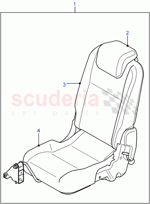 Part Diagram for Land Rover LR052745