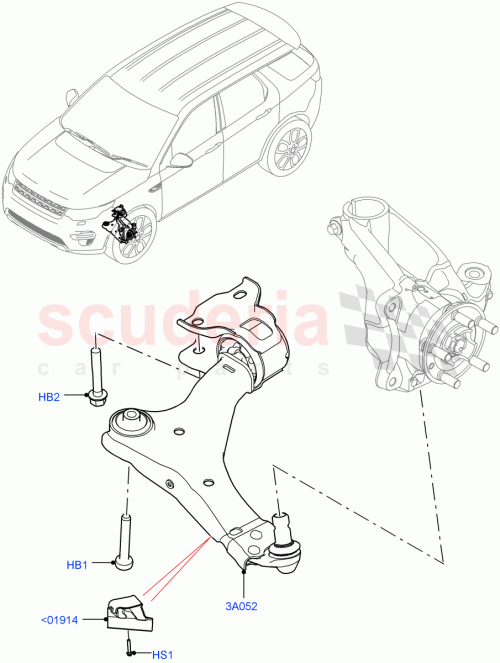Part Diagram for Land Rover LR101811