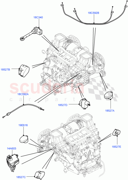 Part Diagram for Land Rover LR012729
