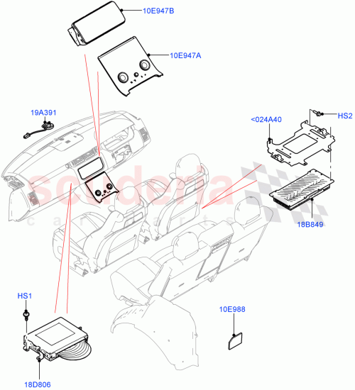 Part Diagram for Land Rover LR157767