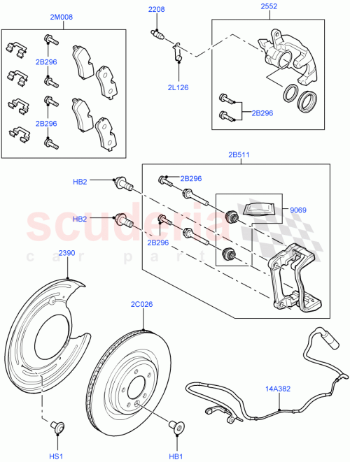 Part Diagram for Land Rover LR050775