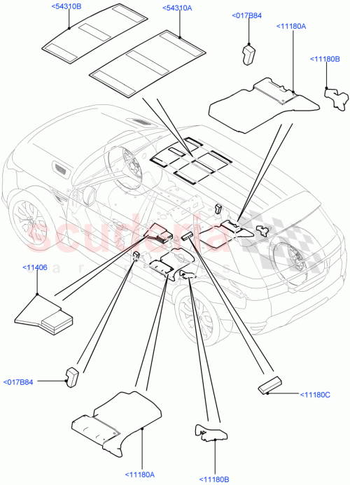 Part Diagram for Land Rover LR045377
