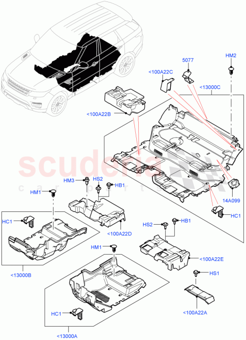 Part Diagram for Land Rover LR139047