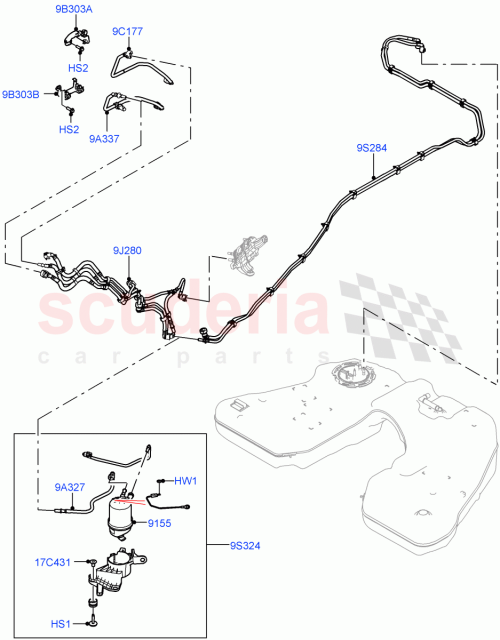 Part Diagram for Land Rover LR152507