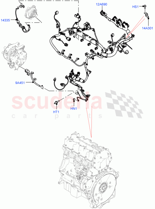 Part Diagram for Land Rover LR143653