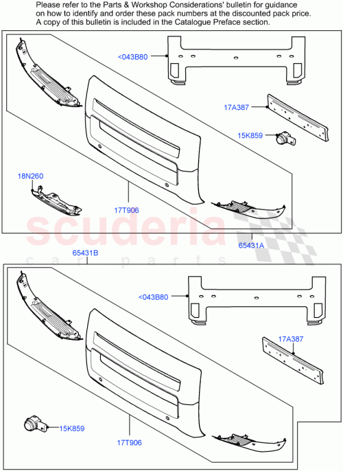 Part Diagram for Land Rover VPLE110FEP02