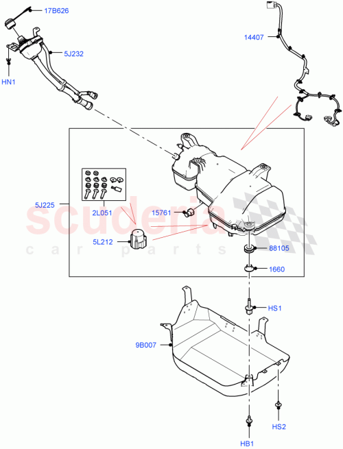 Part Diagram for Land Rover LR117836