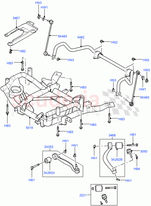 Part Diagram for Land Rover LR010679