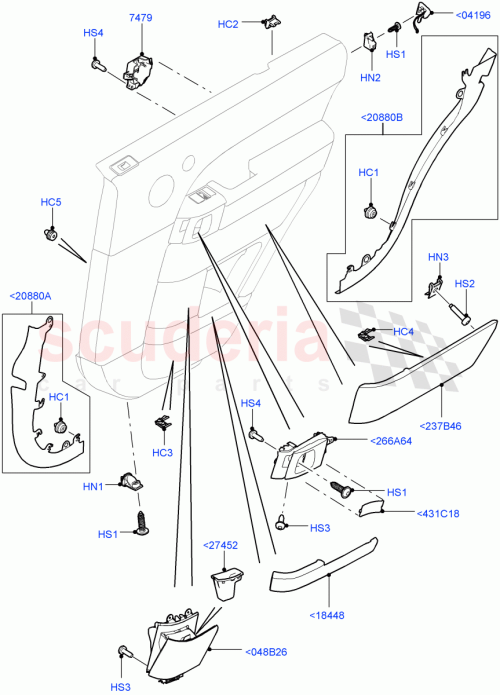 Part Diagram for Land Rover LR057228