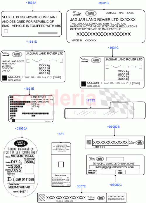 Part Diagram for Land Rover LR175166