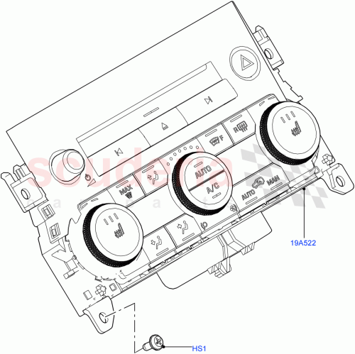 Part Diagram for Land Rover LR071289