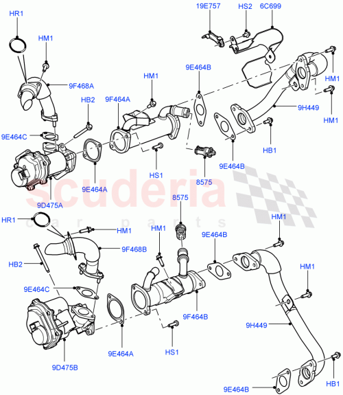Part Diagram for Land Rover LR000621