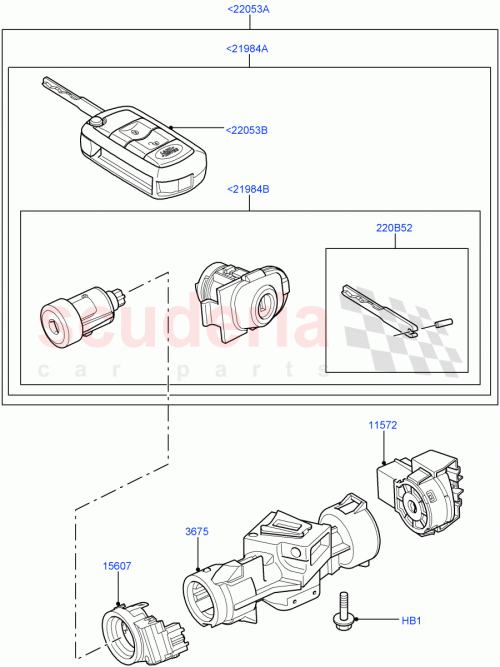 Part Diagram for Land Rover QRF500100