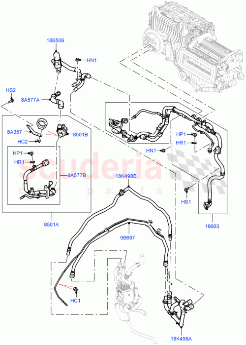 Part Diagram for Land Rover LR165062