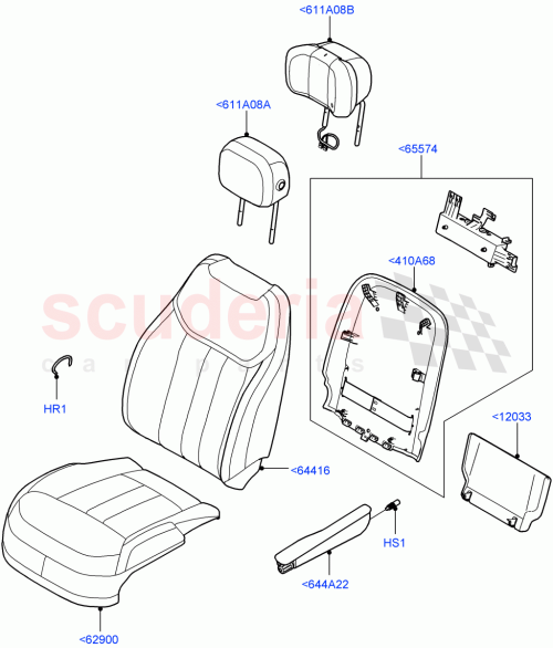 Part Diagram for Land Rover LR161980