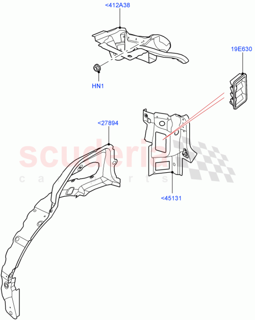 Part Diagram for Land Rover LR027602