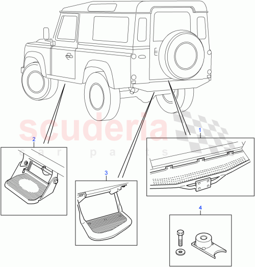 Part Diagram for Land Rover STC50269AA