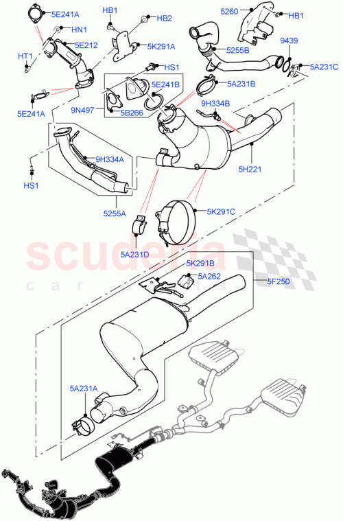 Part Diagram for Land Rover LR110261