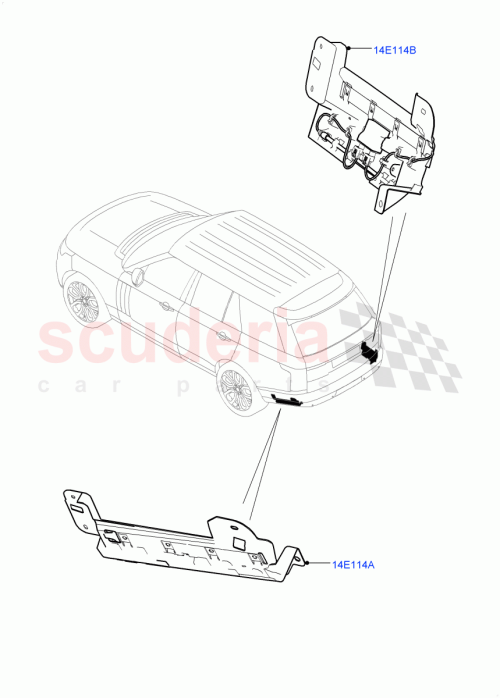 Part Diagram for Land Rover LR116106