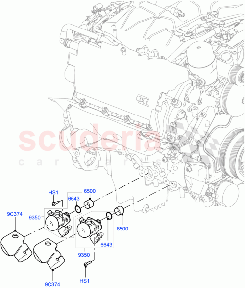 Part Diagram for Land Rover LR011570