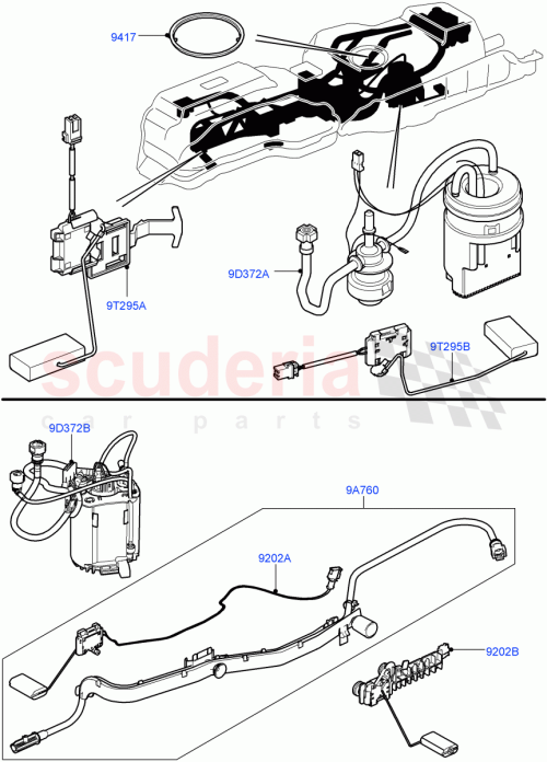 Part Diagram for Land Rover WGI500120