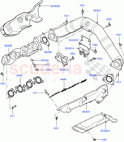 Part Diagram for Land Rover LR022723