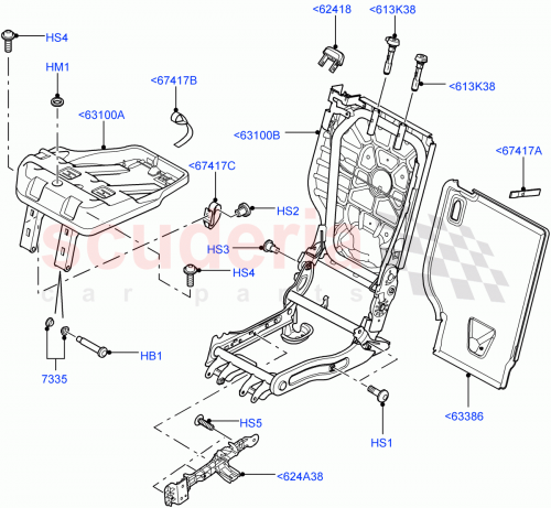 Part Diagram for Land Rover ERG500021PVJ