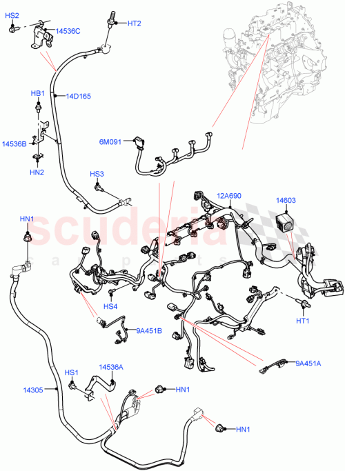Part Diagram for Land Rover LR110287