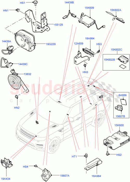 Part Diagram for Land Rover LR090409
