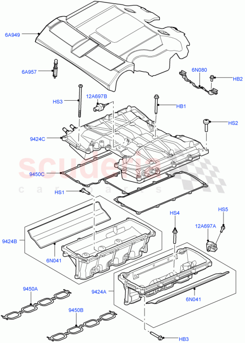 Part Diagram for Land Rover LR083608