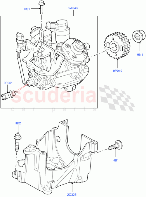 Part Diagram for Land Rover LR023597