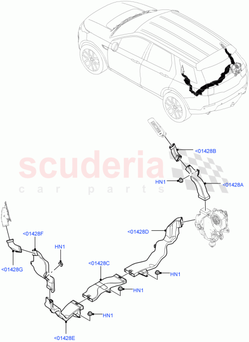 Part Diagram for Land Rover LR061436