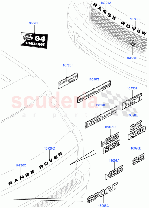 Part Diagram for Land Rover LR030336
